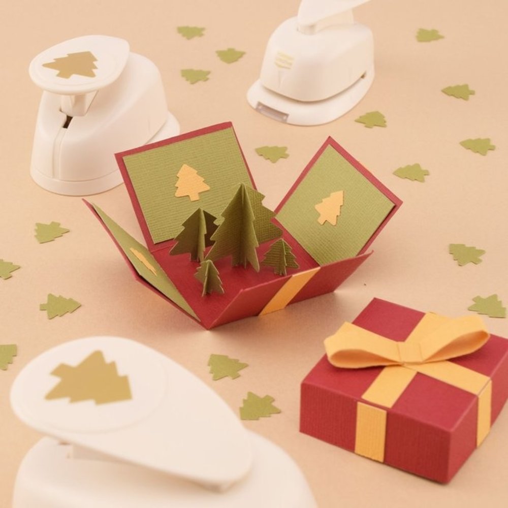 Vaessen Creative Figuurpons Set Dennenbomen (3pcs) (2137-221)