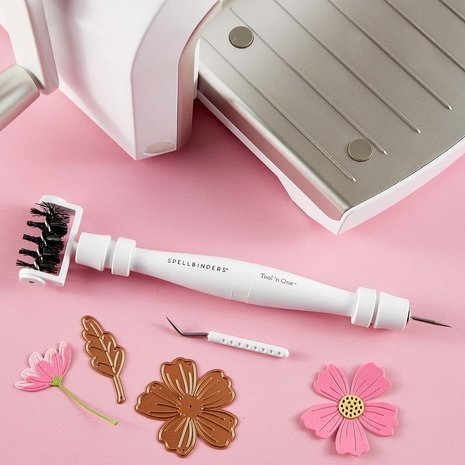 Spellbinders Tool 'n One Die Cutting Tool White (T-035) Spellbinders Tool 'n One Die Cutting Tool White (T-035)