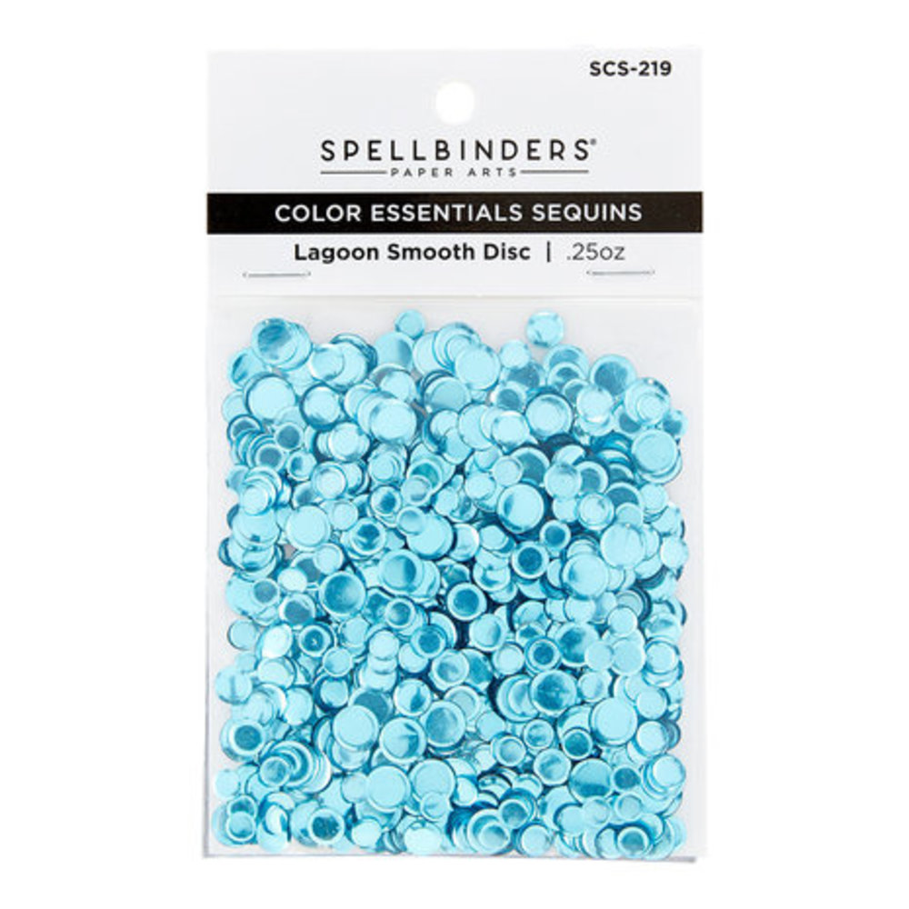 Spellbinders Smooth Discs Sequins Lagoon (SCS-219) Spellbinders Smooth Discs Sequins Lagoon (SCS-219)