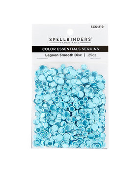 Spellbinders Smooth Discs Sequins Lagoon (SCS-219) Spellbinders Smooth Discs Sequins Lagoon (SCS-219)