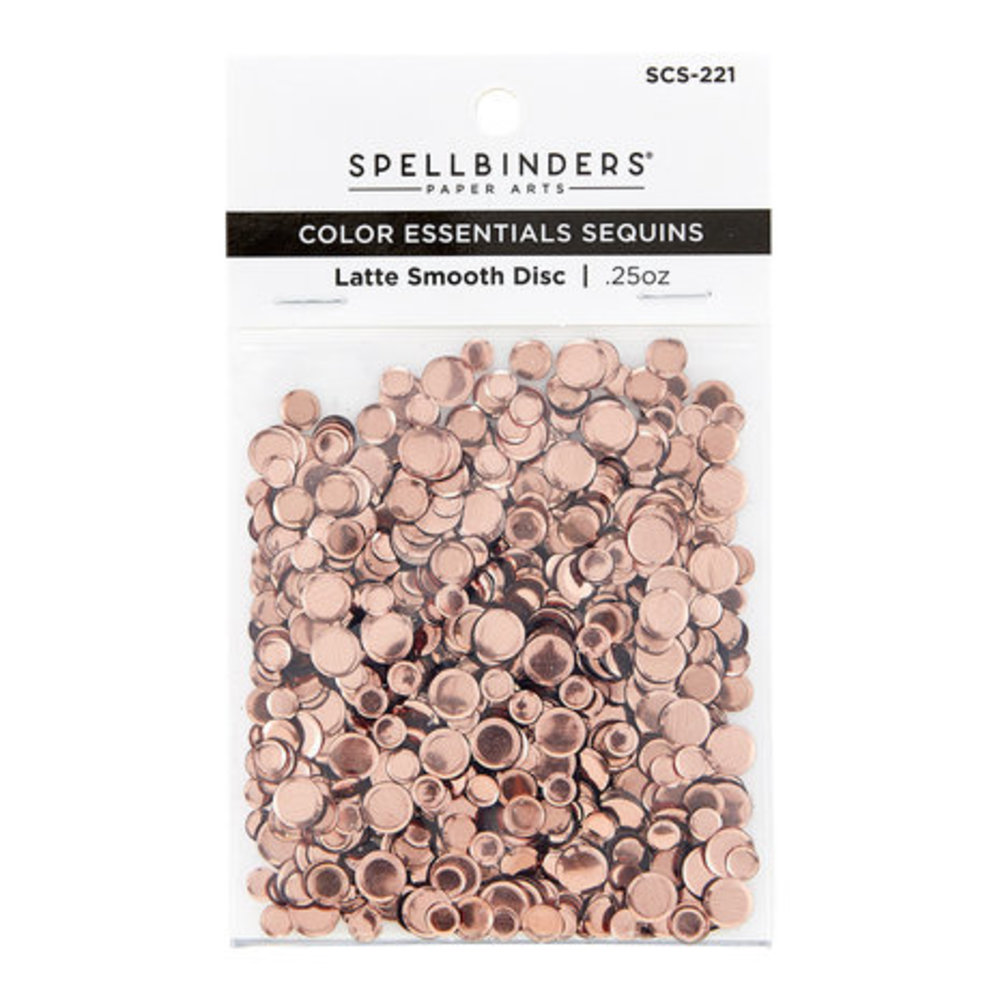 Spellbinders Smooth Discs Sequins Latte (SCS-221) Spellbinders Smooth Discs Sequins Latte (SCS-221)
