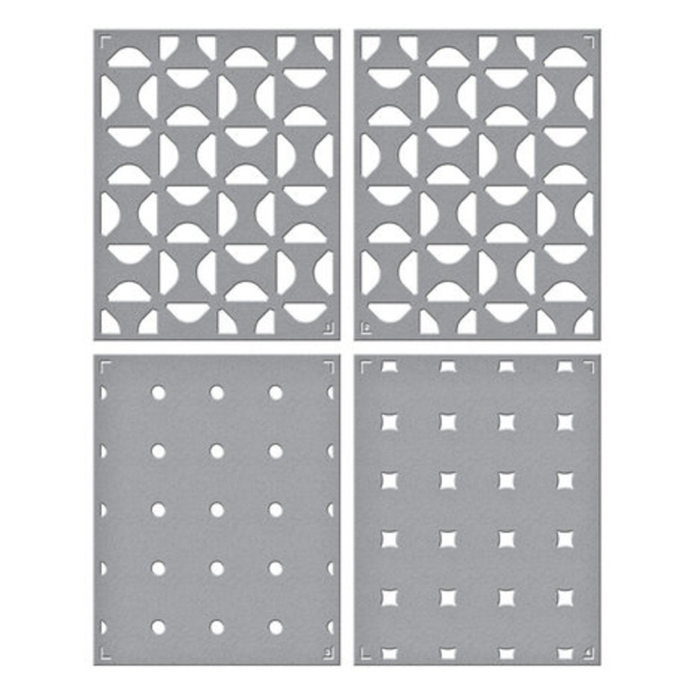 Spellbinders Sealed Layered Geometric Flower Stencils (STN-031)