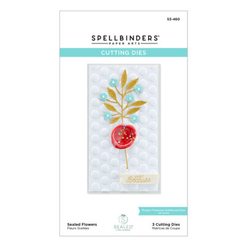 Spellbinders Sealed Flowers Dies (S3-460) Spellbinders Sealed Flowers Dies (S3-460)