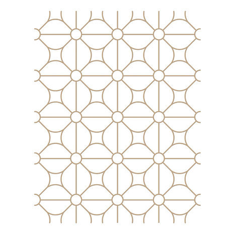 Spellbinders Sealed Geometric Flower Background Glimmer Hot Foil Plate (GLP-331) Spellbinders Sealed Geometric Flower Background Glimmer Hot Foil Plate (GLP-331)