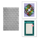 Spellbinders Floral Reflection Tile Reflection 3D Embossing Folder (E3D-049)