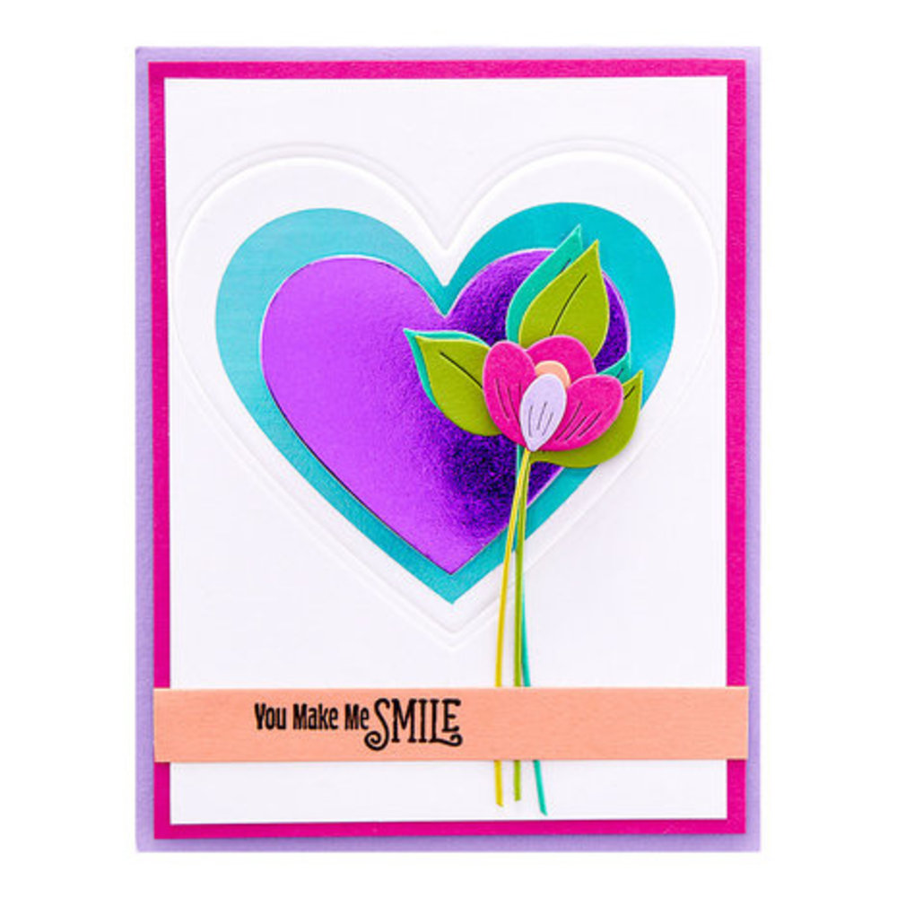 Spellbinders Floral Reflection Essential Hearts Dies (S4-1257)