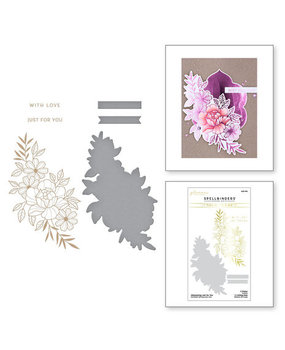 Spellbinders Floral Reflection Glimmering Just for You Glimmer Hot Foil Plate & Die Set (GLP-366) Spellbinders Floral Reflection Glimmering Just for You Glimmer Hot Foil Plate & Die Set (GLP-366)