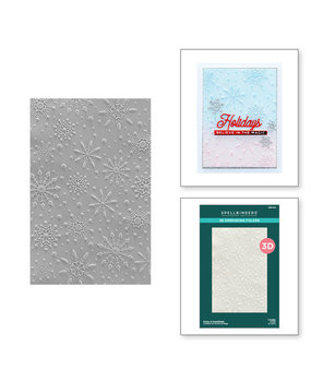 Spellbinders Flurry of Snowflakes 3D Embossing Folder (E3D-042)