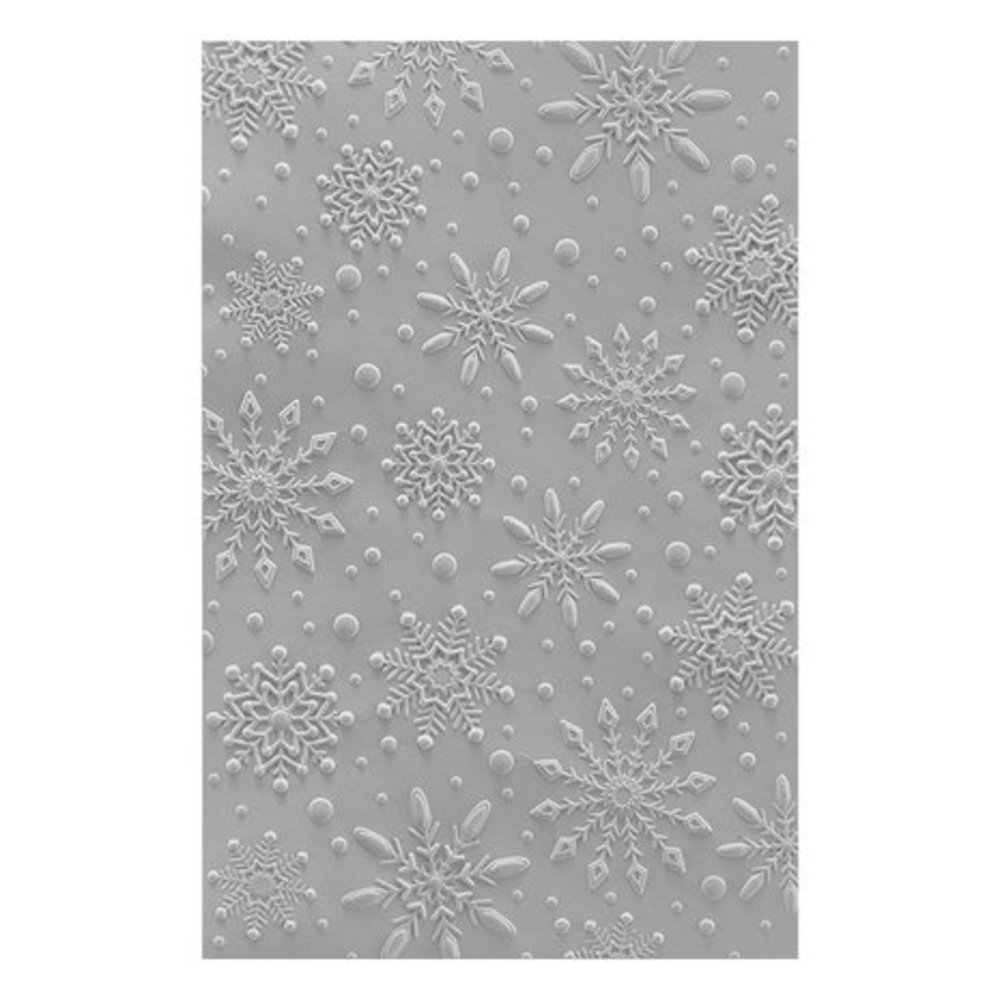 Spellbinders Flurry of Snowflakes 3D Embossing Folder (E3D-042)