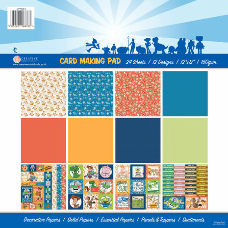 Disney Toy Story 12x12 Inch Card Making Pad (DYP0064)