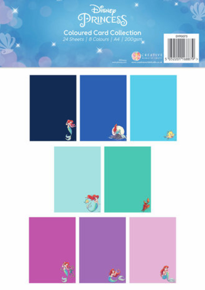 Disney The Little Mermaid A4 Coloured Card Collection (DYP0075)