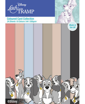 Disney Lady & The Tramp A4 Coloured Card Collection (DYP0076)