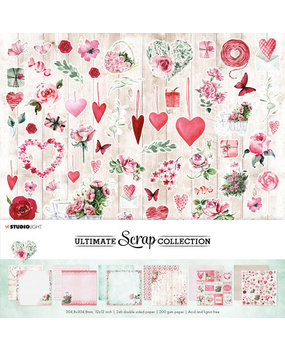 Studio Light Ultimate Scrap Collection Love 12x12 Inch Paper Pack (SL-USC-PS18)* Studio Light Ultimate Scrap Collection Love 12x12 Inch Paper Pack (SL-USC-PS18)*