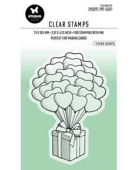 Studio Light Essentials Clear Stamp Flying Hearts (BL-ES-STAMP349) Studio Light Essentials Clear Stamp Flying Hearts (BL-ES-STAMP349)