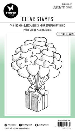 Studio Light Essentials Clear Stamp Flying Hearts (BL-ES-STAMP349)