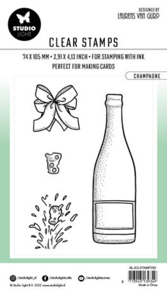 Studio Light Essentials Clear Stamp Champagne (BL-ES-STAMP350) Studio Light Essentials Clear Stamp Champagne (BL-ES-STAMP350)