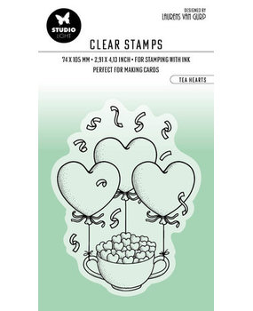 Studio Light Essentials Clear Stamp Tea Hearts (BL-ES-STAMP352) Studio Light Essentials Clear Stamp Tea Hearts (BL-ES-STAMP352)
