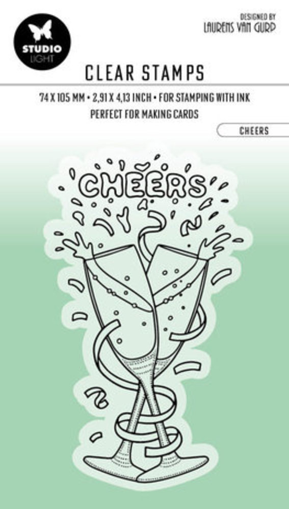 Studio Light Essentials Clear Stamp Cheers (BL-ES-STAMP353)
