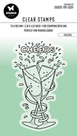 Studio Light Essentials Clear Stamp Cheers (BL-ES-STAMP353)