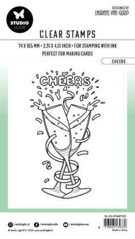 Studio Light Essentials Clear Stamp Cheers (BL-ES-STAMP353)