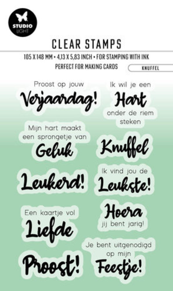 Studio Light Essentials Clear Stamp Knuffel (BL-ES-STAMP355) Studio Light Essentials Clear Stamp Knuffel (BL-ES-STAMP355)