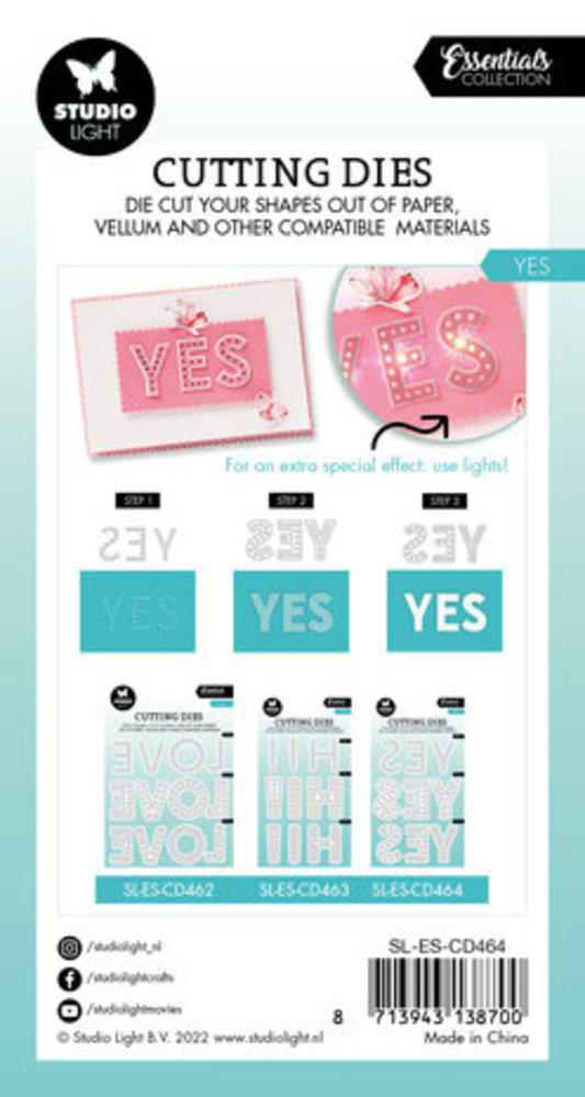 Studio Light Essentials Snijmal YES (SL-ES-CD464) Studio Light Essentials Snijmal YES (SL-ES-CD464)