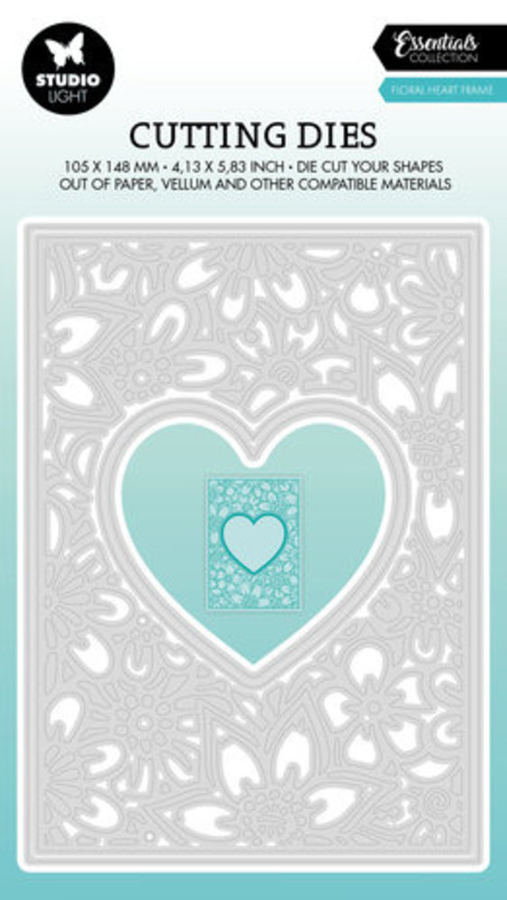 Studio Light Essentials Snijmal Floral Heart Frame (SL-ES-CD465) Studio Light Essentials Snijmal Floral Heart Frame (SL-ES-CD465)