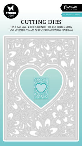 Studio Light Essentials Snijmal Floral Heart Frame (SL-ES-CD465) Studio Light Essentials Snijmal Floral Heart Frame (SL-ES-CD465)