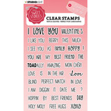 Studio Light Sweet Stories Clear Stamp Quotes Small Love Is In the Air (SL-SS-STAMP329)