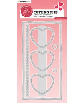 Studio Light Sweet Stories Snijmal Slimline Hearts (SL-SS-CD458) Studio Light Sweet Stories Snijmal Slimline Hearts (SL-SS-CD458)
