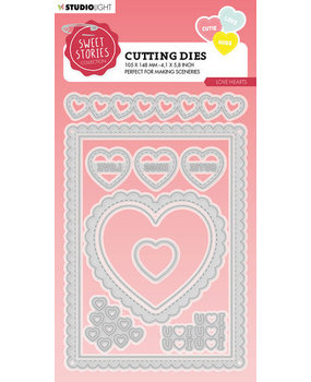 Studio Light Sweet Stories Snijmal Love Hearts (SL-SS-CD460) Studio Light Sweet Stories Snijmal Love Hearts (SL-SS-CD460)