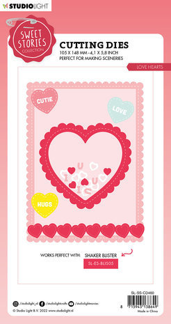 Studio Light Sweet Stories Snijmal Love Hearts (SL-SS-CD460) Studio Light Sweet Stories Snijmal Love Hearts (SL-SS-CD460)