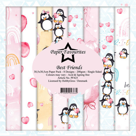 Paper Favourites Best Friends 12x12 Inch Paper Pack (PF425) Paper Favourites Best Friends 12x12 Inch Paper Pack (PF425)