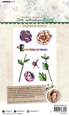 Studio Light Jenine's Mindful Art Collection Clear Stamps Single Peony Elements (JMA-ES-STAMP339) Studio Light Jenine's Mindful Art Collection Clear Stamps Single Peony Elements (JMA-ES-STAMP339)