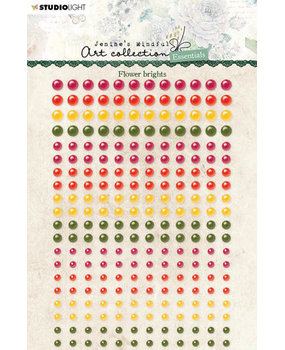 Studio Light Jenine's Mindful Art Collection Self-Adhesive Pearls Flower Brights (JMA-ES-PEARL20)
