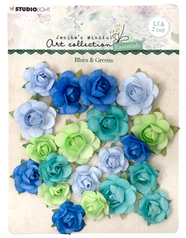 Studio Light Jenine's Mindful Art Collection Paper Flowers Blues & Greens (JMA-ES-FLOW08) Studio Light Jenine's Mindful Art Collection Paper Flowers Blues & Greens (JMA-ES-FLOW08)