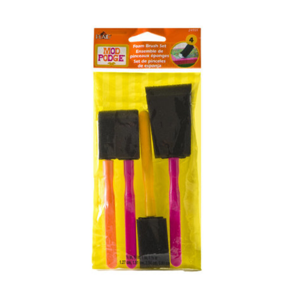 Mod Podge Foam Kwasten Set 4pcs (3028-24959) Mod Podge Foam Kwasten Set 4pcs (3028-24959)
