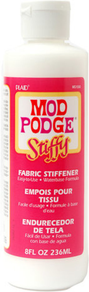 Mod Podge Stiffy Fabric Stiffener 8oz Quick Mod Podge Fabric and Hat  Stiffener, 3 Pixiss Foam Brushes for Fabric Stiffener Spray And -   Finland