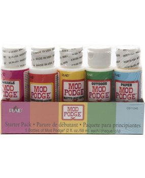 Mod Podge Sealer Glue & Finish Starter Pack 59 ml (5pcs) (CS11240) Mod Podge Sealer Glue & Finish Starter Pack 59 ml (5pcs) (CS11240)