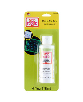 Mod Podge Glow-In-The-Dark Glue Sealer & Finish 118 ml (CS44786) Mod Podge Glow-In-The-Dark Glue Sealer & Finish 118 ml (CS44786)