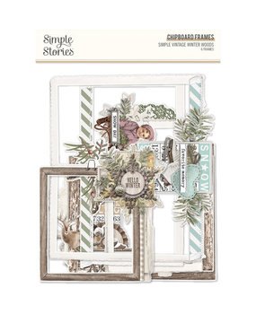 Simple Stories Simple Vintage Winter Woods Chipboard Frames (19125) Simple Stories Simple Vintage Winter Woods Chipboard Frames (19125)