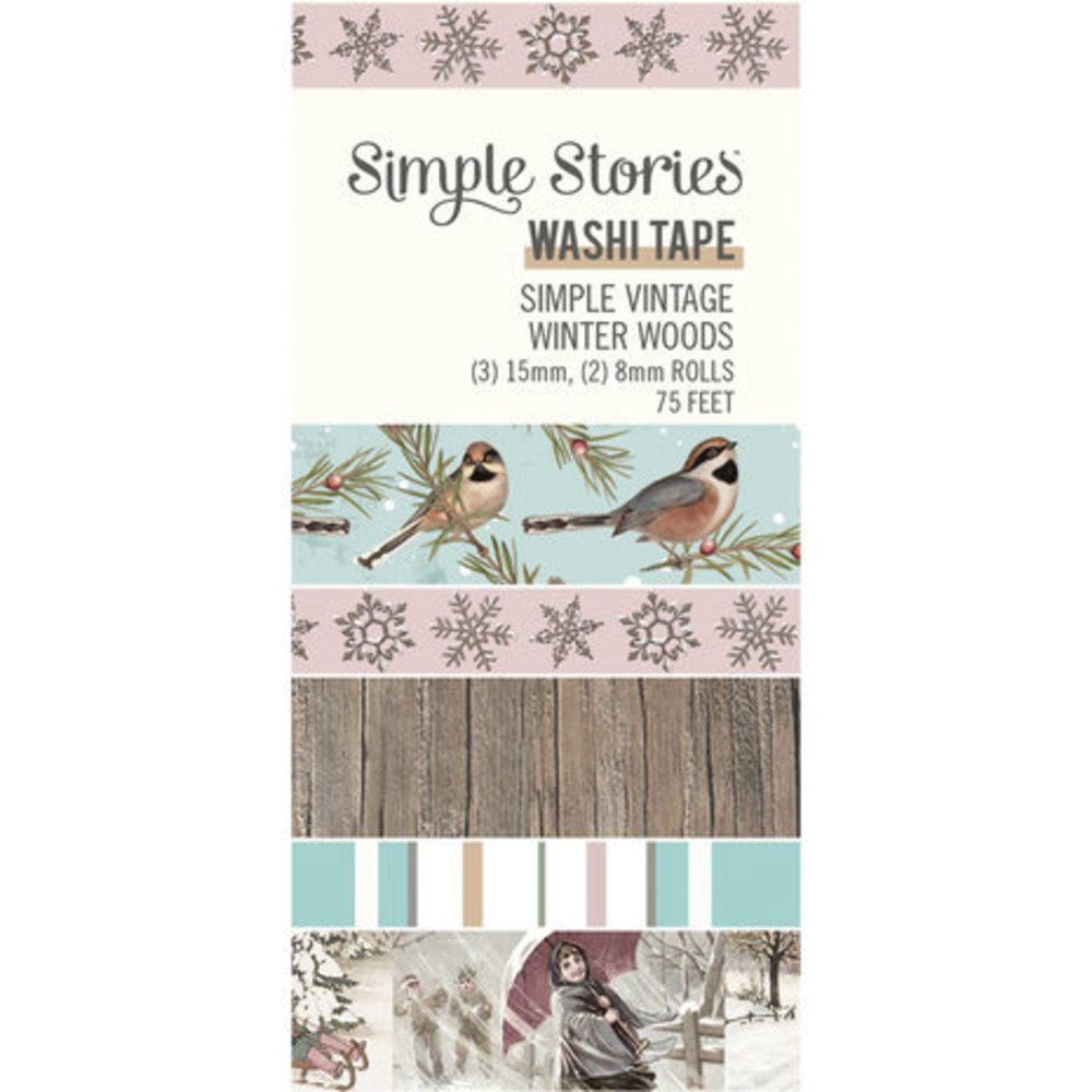 Simple Stories Simple Vintage Winter Woods Washi Tape (19131) Simple Stories Simple Vintage Winter Woods Washi Tape (19131)