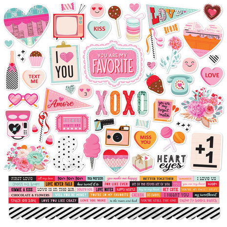 Simple Stories Heart Eyes 12x12 Inch Collection Kit (19400)