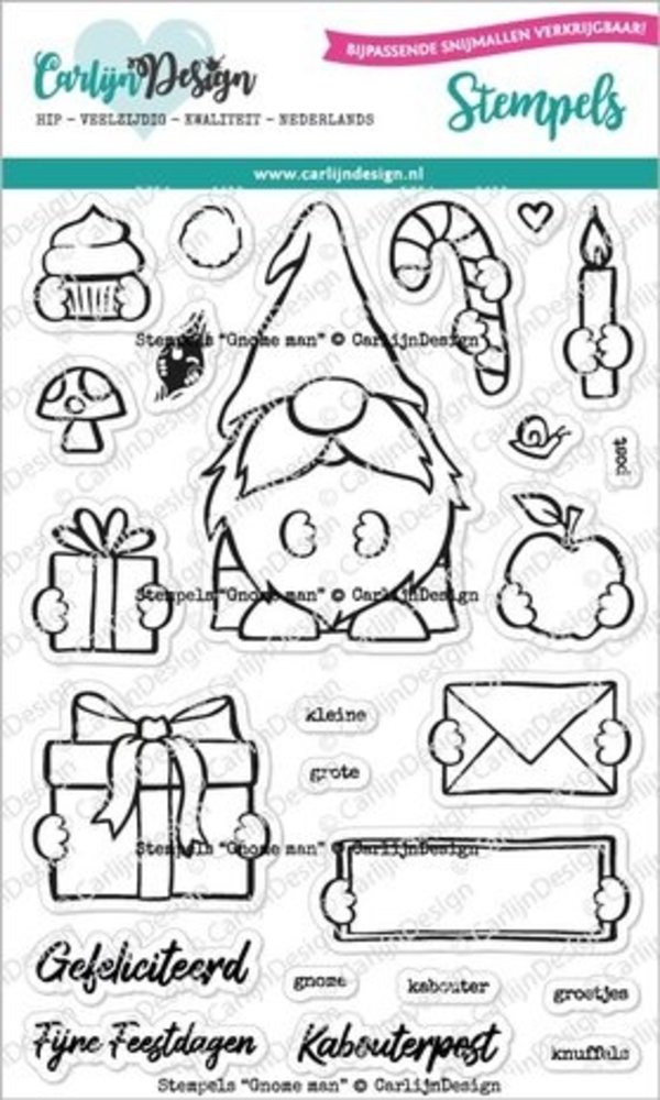 Carlijn Design Stempels Gnome Man (CDST-0092)
