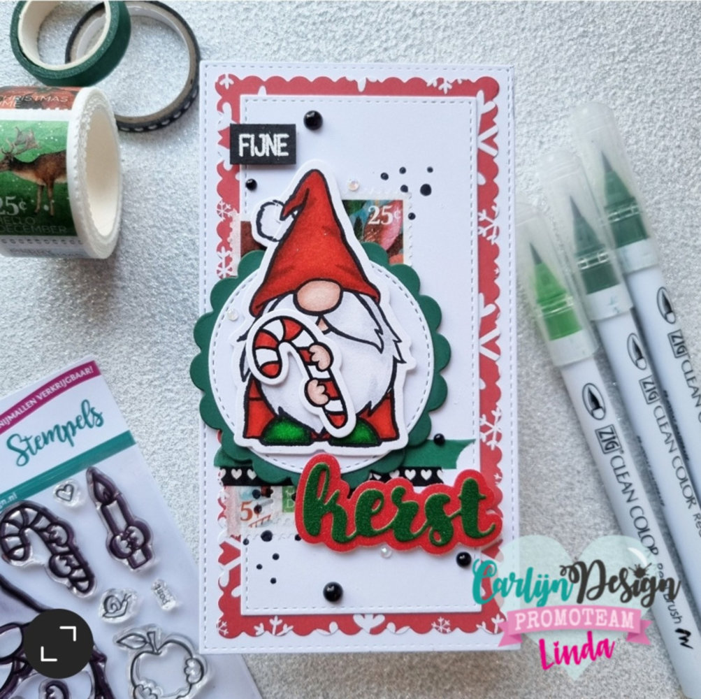 Carlijn Design Stempels Gnome Man (CDST-0092)