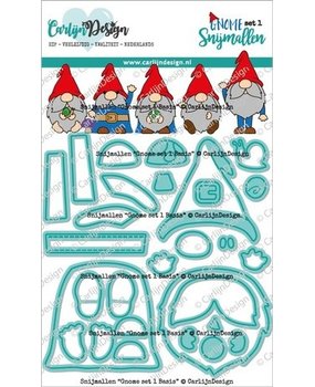 Carlijn Design Snijmallen Gnome Set 1 Basis (CDSN-0195)