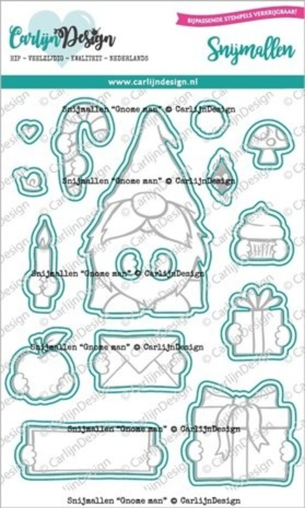 Carlijn Design Snijmallen Gnome Man (CDSN-0198)