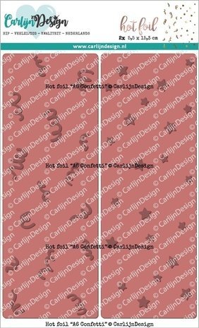 Carlijn Design Hot Foil A6 Confetti (CDHF-0021) Carlijn Design Hot Foil A6 Confetti (CDHF-0021)