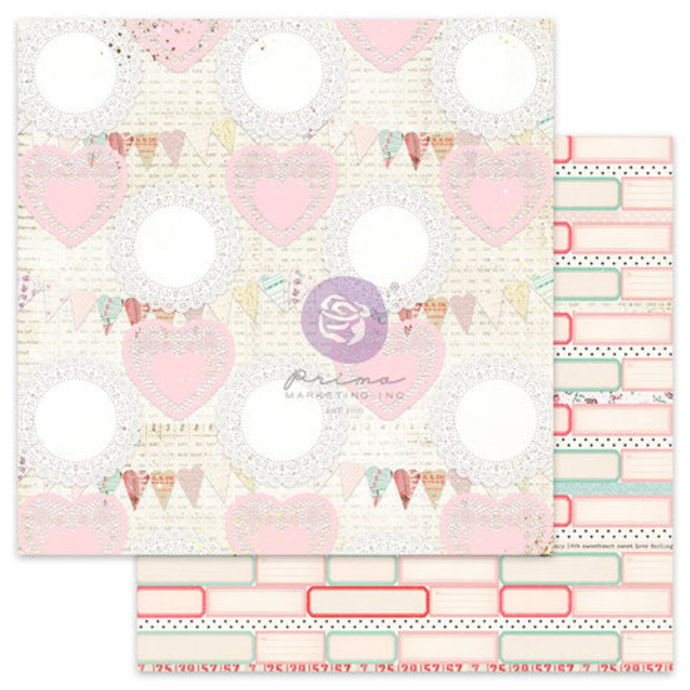 Prima Marketing Inc Love Notes 12x12 Inch Paper Pad (999339) Prima Marketing Inc Love Notes 12x12 Inch Paper Pad (999339)