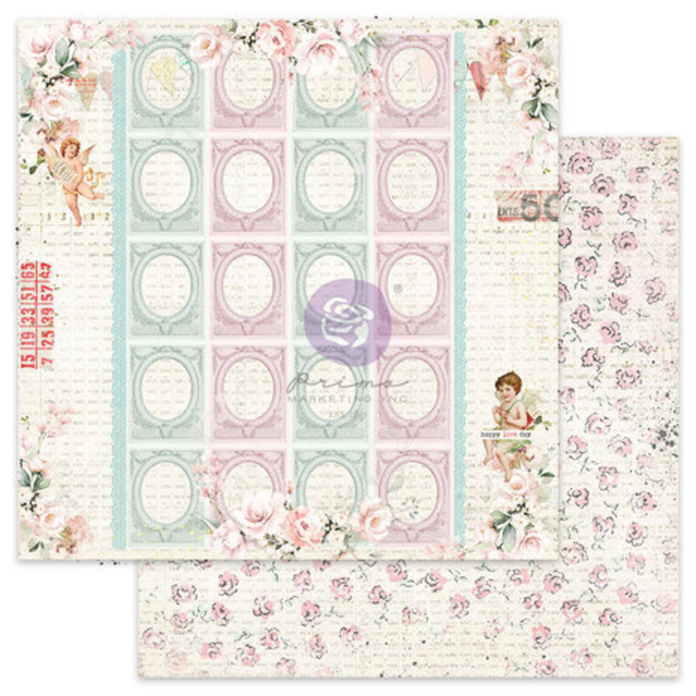 Prima Marketing Inc Love Notes 12x12 Inch Paper Pad (999339) Prima Marketing Inc Love Notes 12x12 Inch Paper Pad (999339)